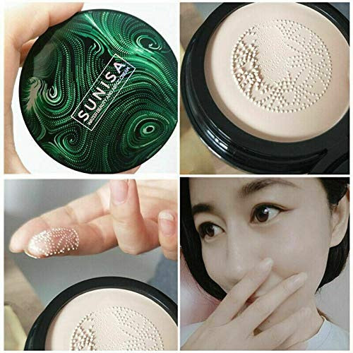 3 In 1 Makeup Deal Sunisa Foundation Base 20g Waterproof Mushroom Head Air Cushion Bb Cream Nude Liquid Foundations +yanqina 36h Liner + 5 In 1 Lipstick Pen (random Shades)